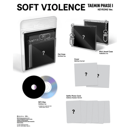[PREORDER DEADLINE 28/8] SHINEE TAEMIN [PHASE I : Soft Violence] - Keyring Ver.