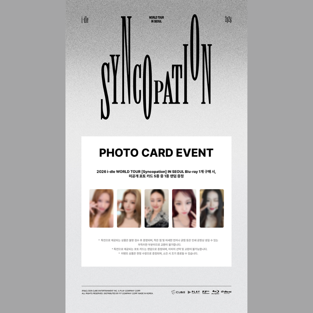 [PREORDER] i-dle WORLD TOUR <Syncopation> IN SEOUL Blu-ray