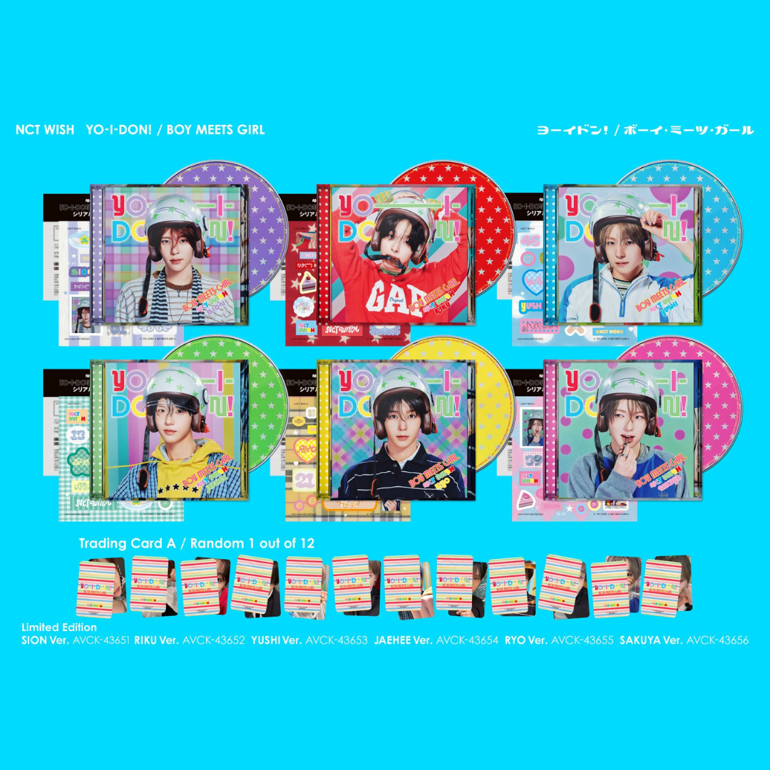 [PREORDER DEADLINE 12/7] NCT WISH Japan Double A-Side Single【YO-I-DON! / BOY MEETS GIRL】- First Press Limited Edition