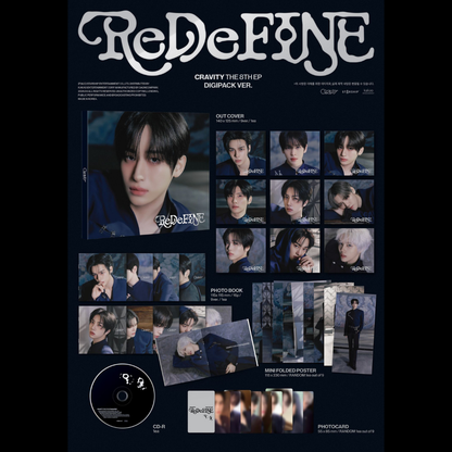 [PREORDER DEADLINE 26/4] CRAVITY The 8th EP ReDeFINE - DIGIPACK VER.