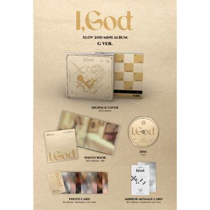 XLOV - 2nd Mini Album [I,God]