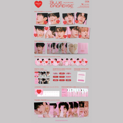 ZEROBASEONE ZB1 - 5TH ALBUM - BLUE PARADISE - DIGIPACK