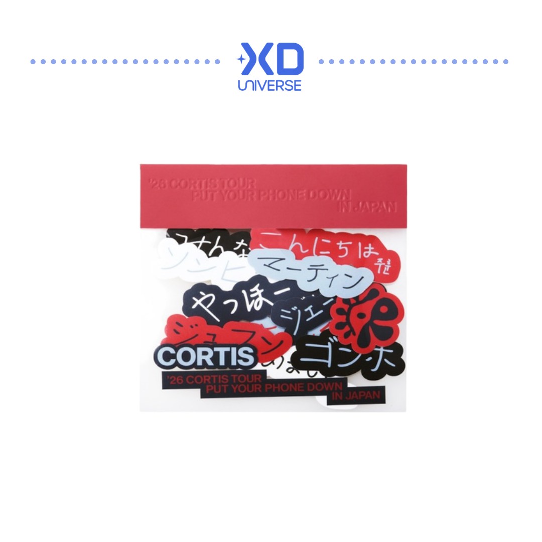 [PREORDER DEADLINE 8/8] CORTIS TOUR <PUT YOUR PHONE DOWN> IN JAPAN Official Merch - STICKER PACK