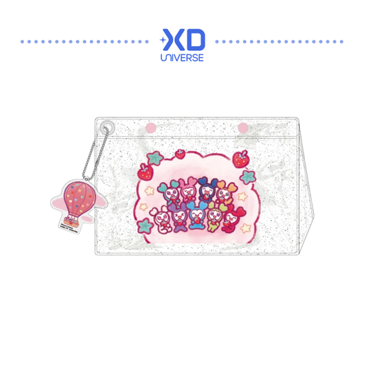 [PREORDER DEADLINE 17/7] TWICE JAPAN DEBUT 9th Anniversary POPUP STORE OFFICIAL GOODS - CLEAR POUCH