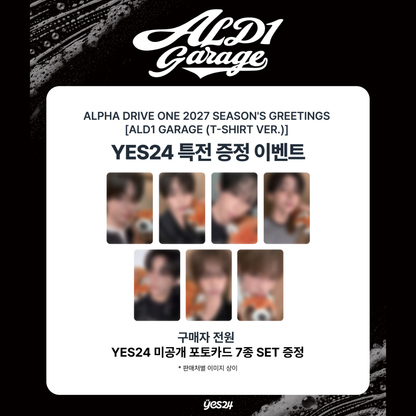 [PREORDER DEADLINE 15/12] ALPHA DRIVE ONE 2027 SEASON’S GREETINGS [ALD1 GARAGE] - T-SHIRT VER