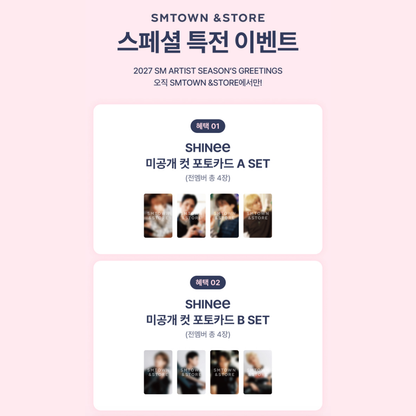 [PREORDER DEADLINE 17/10] SHINee 2027 Season's Greetings