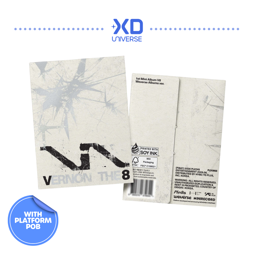 [PREORDER DEADLINE 26/6] SEVENTEEN V8 1st Mini Album ‘V8’ - Weverse Albums Ver.