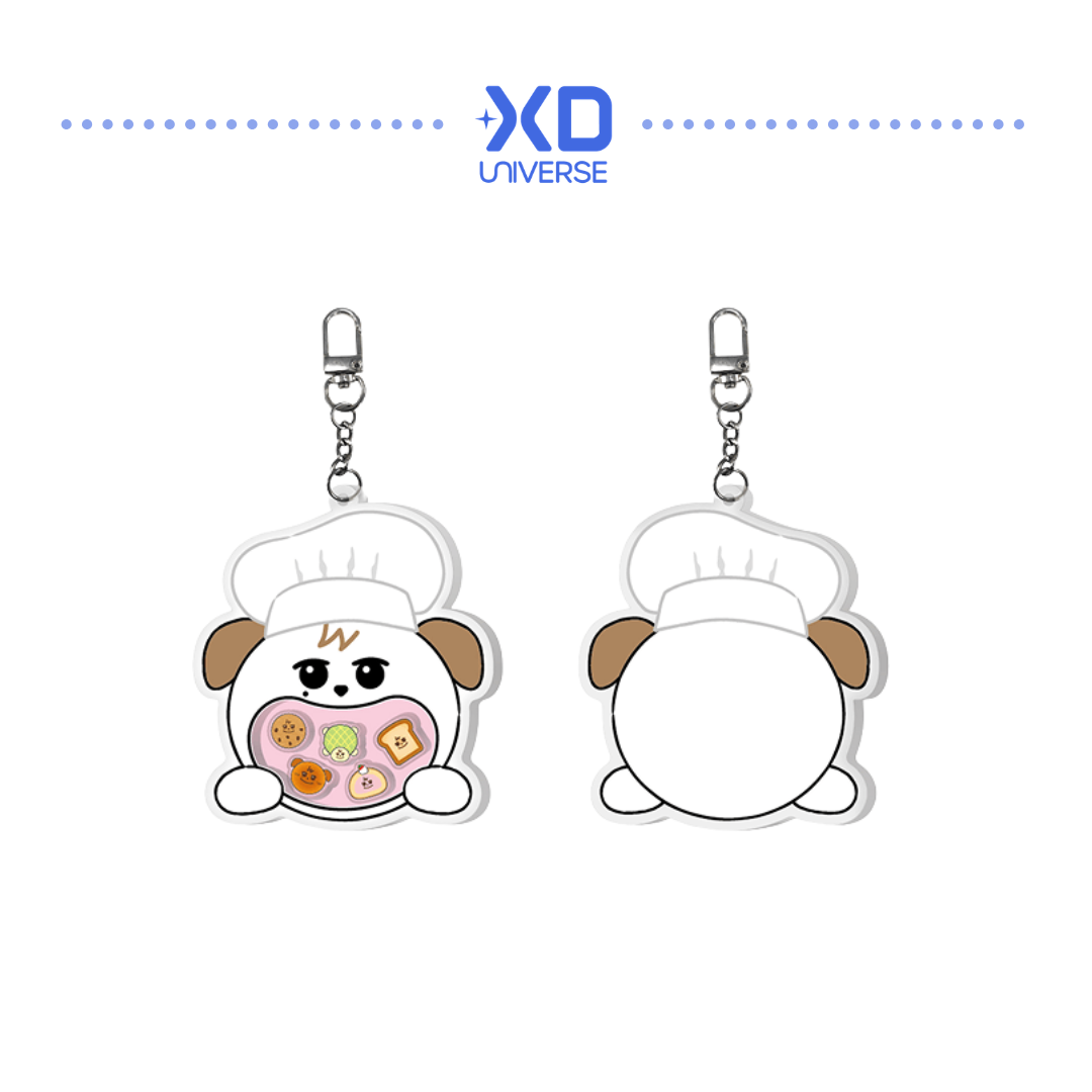 [PREORDER DEADLINE 22/7] KYUHYUN KYUMAE BAKERY POP-UP STORE in SEOUL Official Merch - Acrylic Shaker Keyring