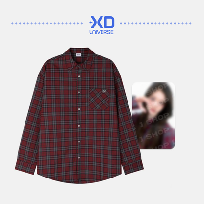 [PREORDER DEADLINE 10/7] ARTIST LABEL : NMIXX EDITION OFFICIAL MERCH - SULLYOON PLAID SHIRTS