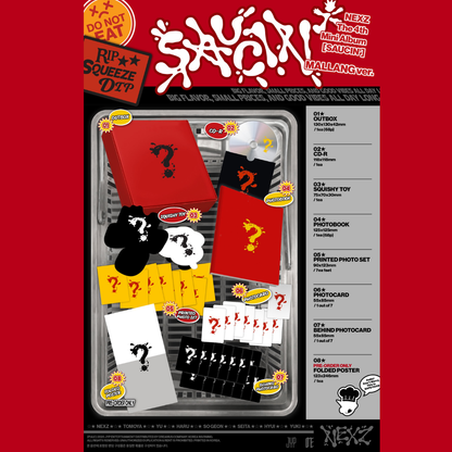[PREORDER DEADLINE 21/8] NEXZ 4th Mini Album <SAUCIN'> (MALLANG ver.)