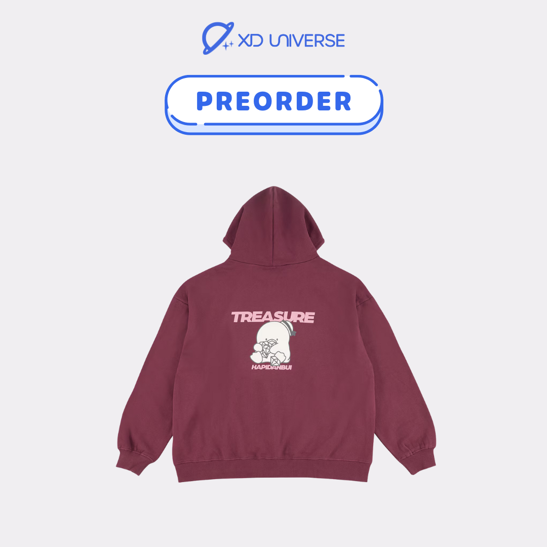 [PREORDER] "TREASURE×HAPIDANBUI" collaboration vol.3 GOODS - Zip-Up Hoodie (Tuxedosam)