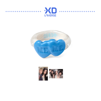 [PREORDER] ILLIT 4th Mini Album ‘MAMIHLAPINATAPAI’ Official Merch - [ILL X NFF] Double Heart Ring