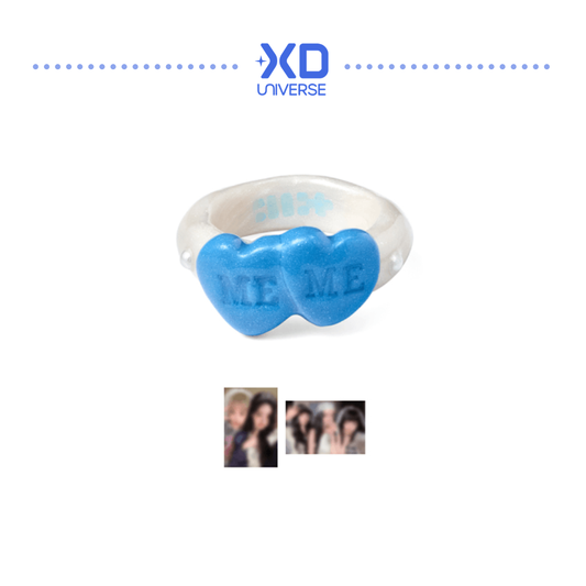 [PREORDER] ILLIT 4th Mini Album ‘MAMIHLAPINATAPAI’ Official Merch - [ILL X NFF] Double Heart Ring