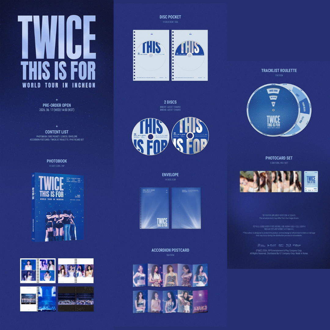 [PREORDER DEADLINE 10/8] TWICE <THIS IS FOR> WORLD TOUR IN INCHEON Blu-ray