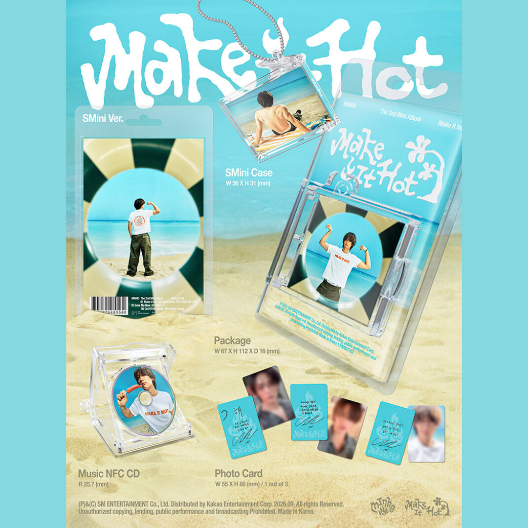 [PREORDER] SHINee Minho's 2nd Mini Album ‘Make it Hot’ - SMini ver. (SMART album)