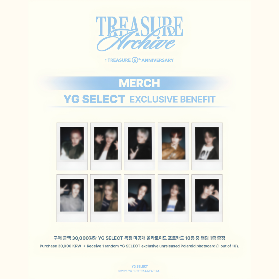 [PREORDER DEADLINE 7/8] TREASURE 6th ANNIVERSARY OFFICIAL MERCH - T-Shirt
