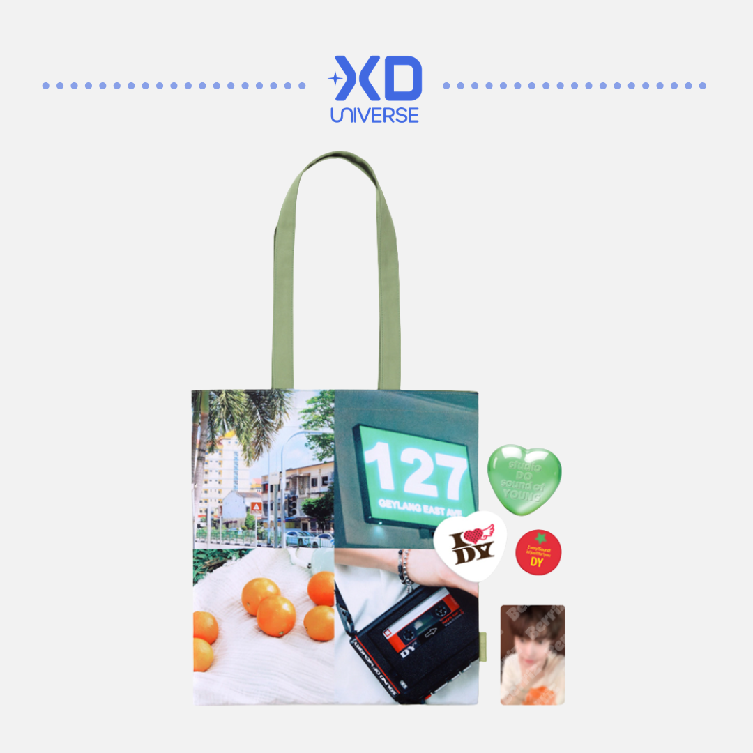 [PREORDER DEADLINE 2/7] NCT DOYOUNG 동시녹음 (SOUND OF MEMORIES) OFFICIAL MERCHANDISE - ECO BAG SET