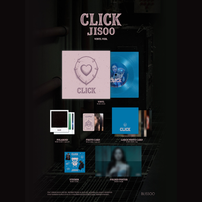 [PREORDER] BLACKPINK JISOO Single Album [Click] - Vinyl ver.