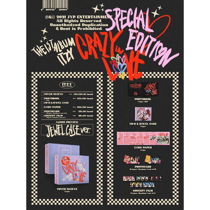 ITZY CRAZY IN LOVE - JEWEL CASE