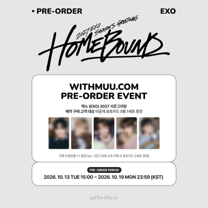 [PREORDER DEADLINE 17/10] EXO 2027 Season's Greetings