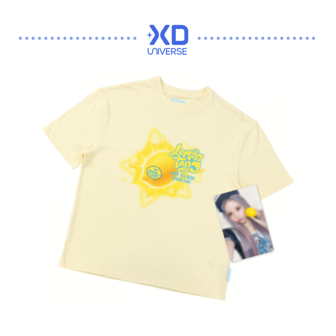 [PREORDER DEADLINE 10/7] Hearts2Hearts The 2nd Mini Album [Lemon Tang] Official Merchandise - T-Shirt Set (B ver.)