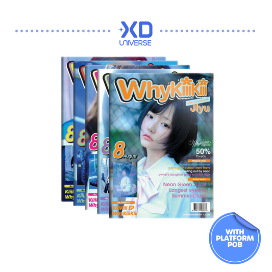 [PREORDER DEADLINE 8/8] KiiiKiii EP [WhyKiiiKiii] - SUMMER ISSUE ver.