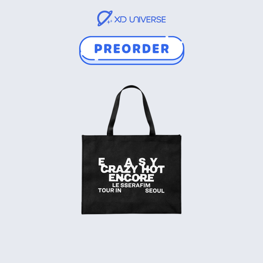 [PREORDER] LE SSERAFIM EASY CRAZY HOT ENCORE TOUR Official Merch - Shopper Bag