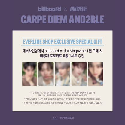 [PREORDER DEADLINE 4/9] AND2BLE Billboard Korea Artist Magazine