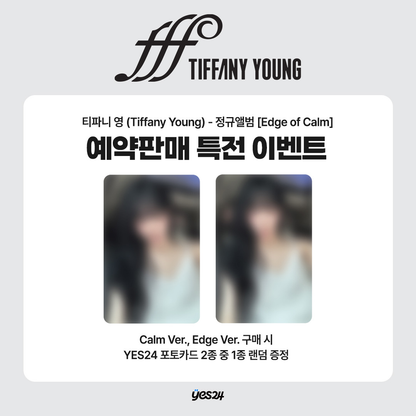 [PREORDER DEADLINE 17/8] Tiffany Young Regular Album [Edge of Calm] - Calm Ver.