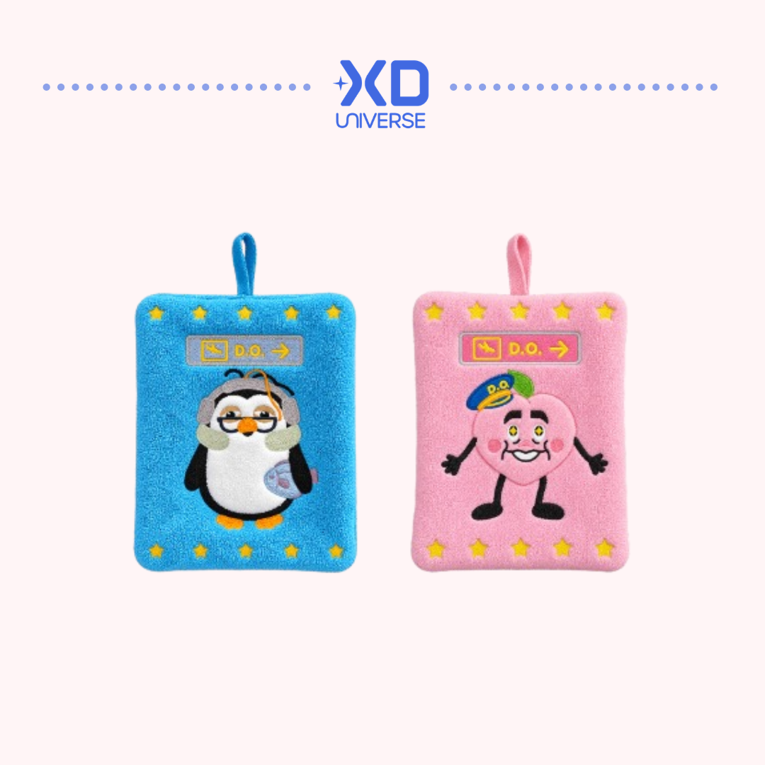[PREORDER DEADLINE 29/3] EXO D.O. ZZirang-e & Charles OFFICIAL POP-UP [DAY OFF AIRLINE] MD - HAND TOWEL