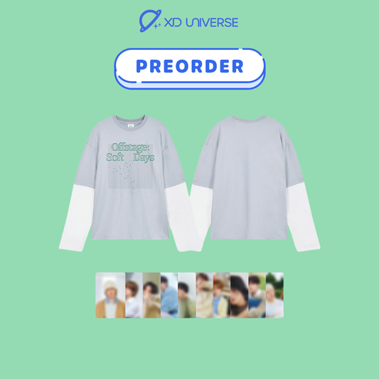 [PREORDER] TREASURE LAYERED LONG SLEEVE T-SHIRT / TREASURE 2026 SEASON'S GREETINGS OFFICIAL MD [Offstage : Soft Days]