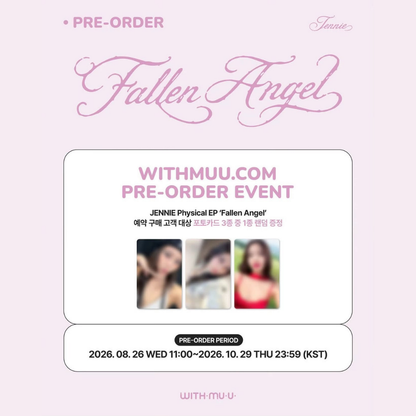 [PREORDER DEADLINE 27/10] BLACKPINK JENNIE FALLEN ANGEL EP - CD