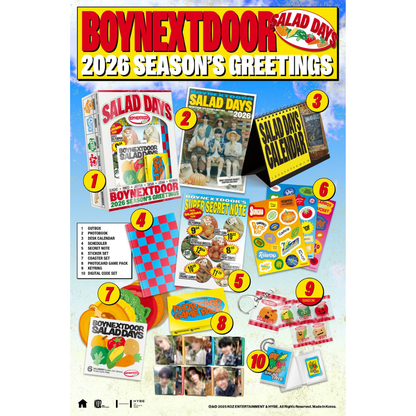 [PREORDER] BOYNEXTDOOR 2026 SEASON'S GREETINGS - SALAD DAYS