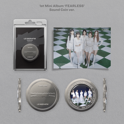 [PREORDER DEADLINE 7/7] LE SSERAFIM ‘Sound Coin Album’ - 1st Mini Album 'FEARLESS' (Sound Coin ver.)