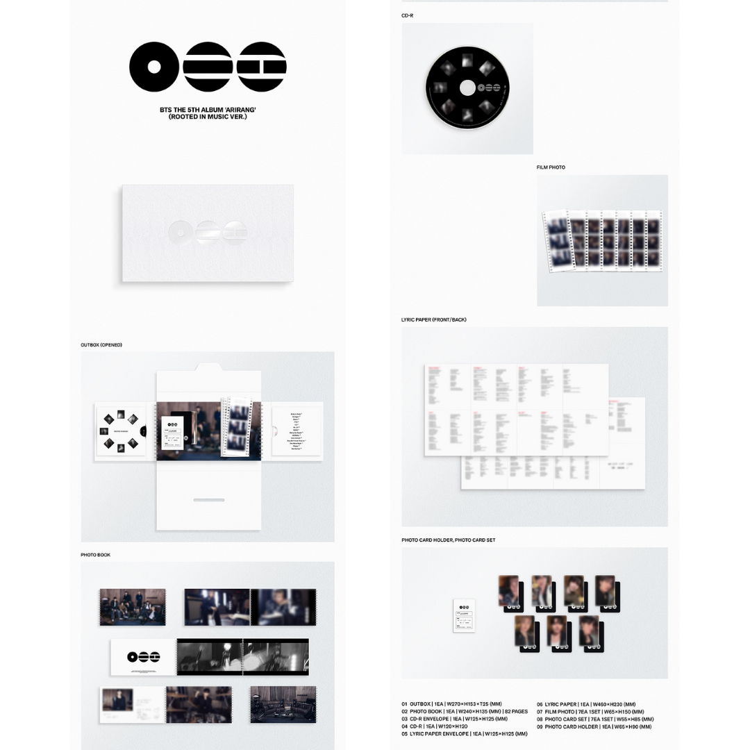 [Ktown4u POB] BTS The 5th Album “ARIRANG” - Standard Ver.