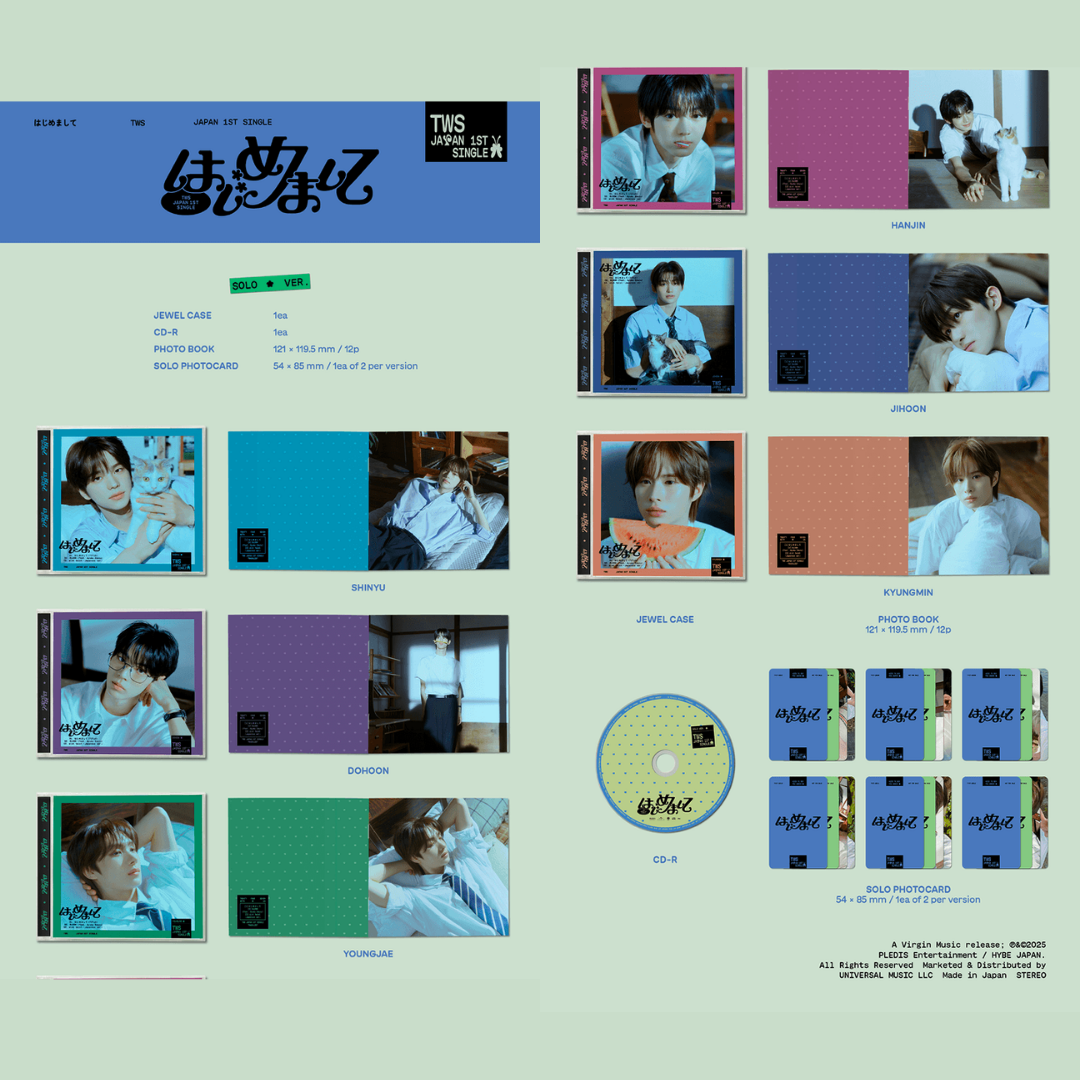 TWS Japan 1st Single Album [はじめまして] Solo Edition Ver