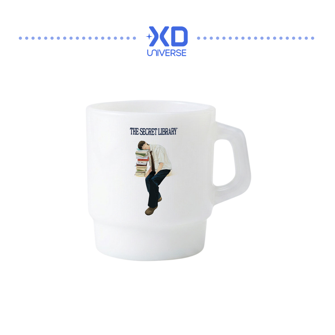 [PREORDER DEADLINE 2/7] Byeon Woo Seok Asia Fanmeeting Tour <The Secret Library> in Seoul Special Edition Merch - Milk Glass