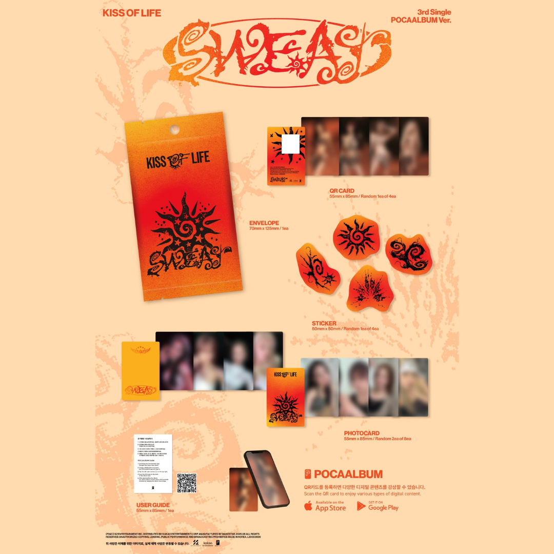 [PREORDER DEADLINE 1/8] KISS OF LIFE 3rd Single [SWEAT] - POCAALBUM Ver.
