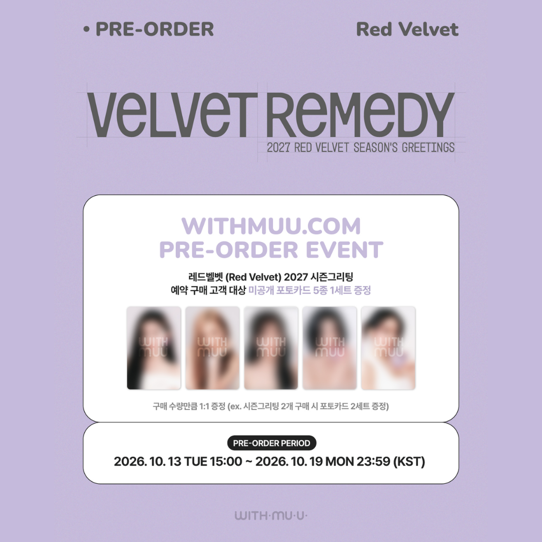 [PREORDER DEADLINE 17/10] Red Velvet 2027 Season's Greetings