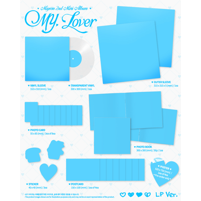 [PREORDER] I-DLE MIYEON [2nd Mini Album MY, Lover] - COLOR LP VER