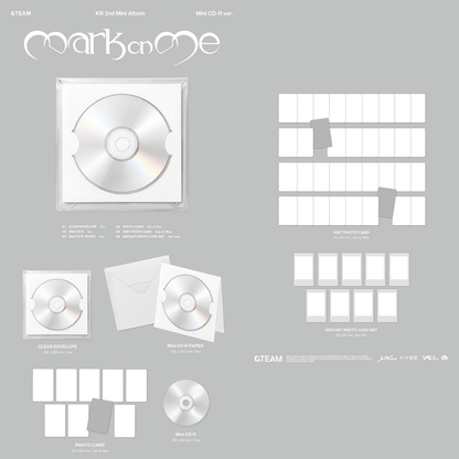 [PREORDER 5/9] &TEAM KR 2nd Mini Album 'Mark on Me' - Mini CD-R ver.