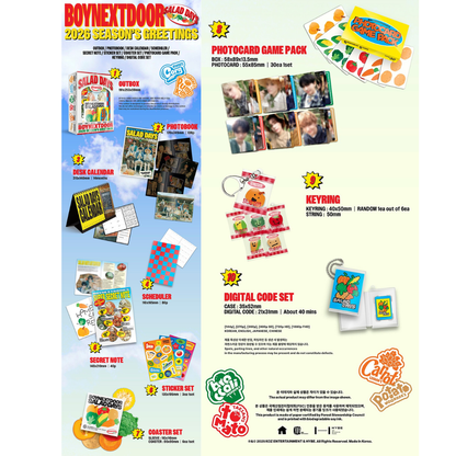 [PREORDER] BOYNEXTDOOR 2026 SEASON'S GREETINGS - SALAD DAYS