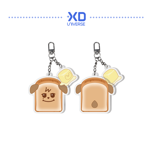 [PREORDER DEADLINE 22/7] KYUHYUN KYUMAE BAKERY POP-UP STORE in SEOUL Official Merch - Bread KYUMAE Acrylic Keyring