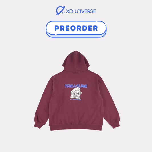 [PREORDER] "TREASURE×HAPIDANBUI" collaboration vol.3 GOODS - Zip-Up Hoodie (Hangyodon)