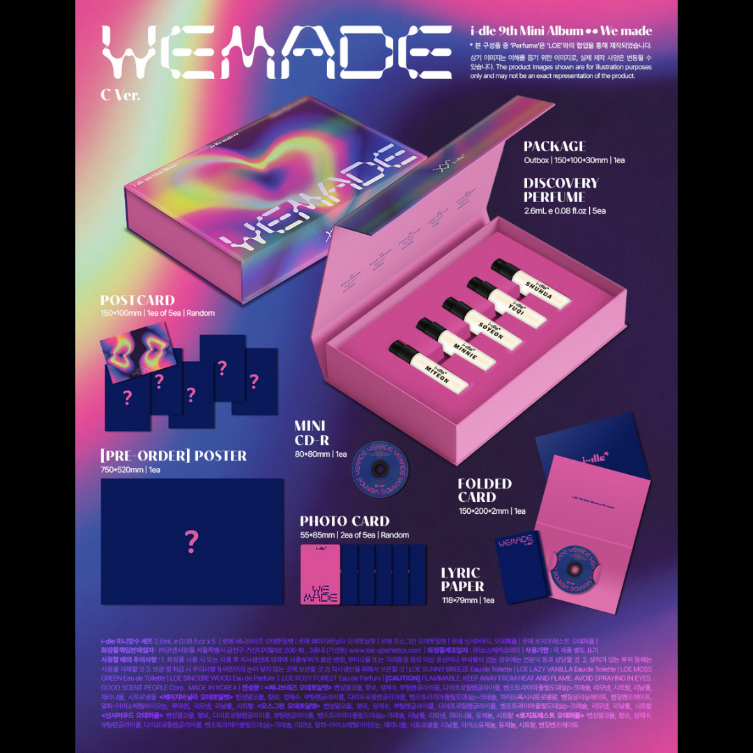 [PREORDER DEADLINE 3/7] i-dle 9th Mini Album [We made] - C Ver.