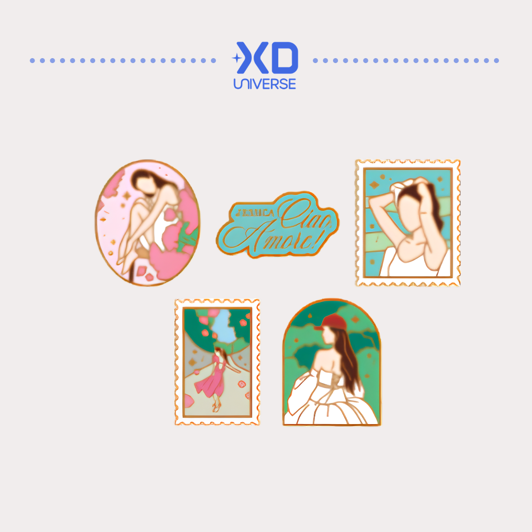 [PREORDER DEADLINE 18/8] JESSICA OFFICIAL PHOTO BOOK [Ciao, Amore] - Metal Badge