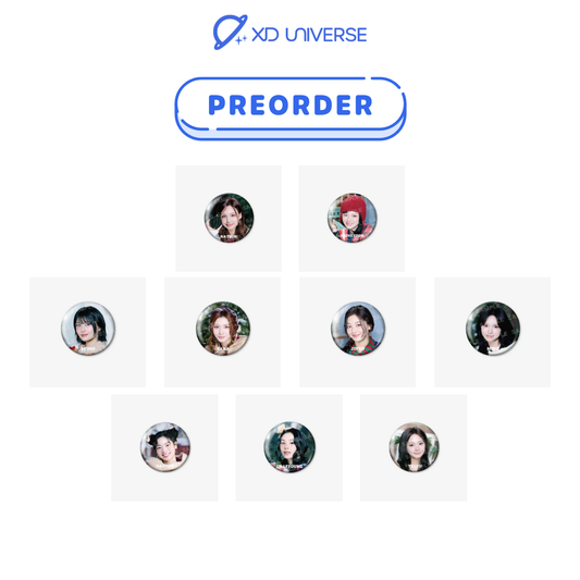 [PREORDER] TWICE PHOTO BADGE /『JYP JAPAN POPUP STORE 2025』- [HOLIDAY MORNING]