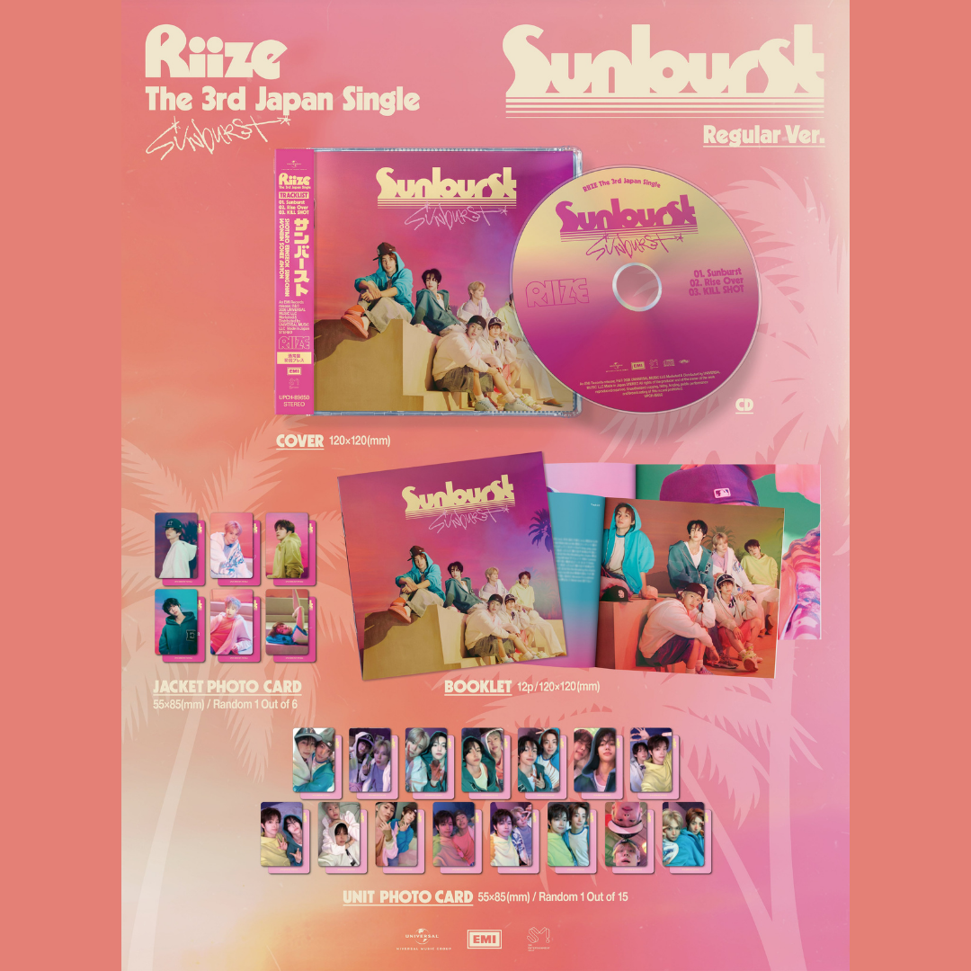 [PREORDER] RIIZE The 3rd Japan Single [Sunburst] - Regular ver.