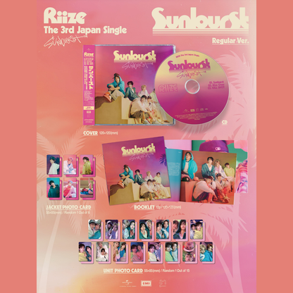 [PREORDER] RIIZE The 3rd Japan Single [Sunburst] - Regular ver.