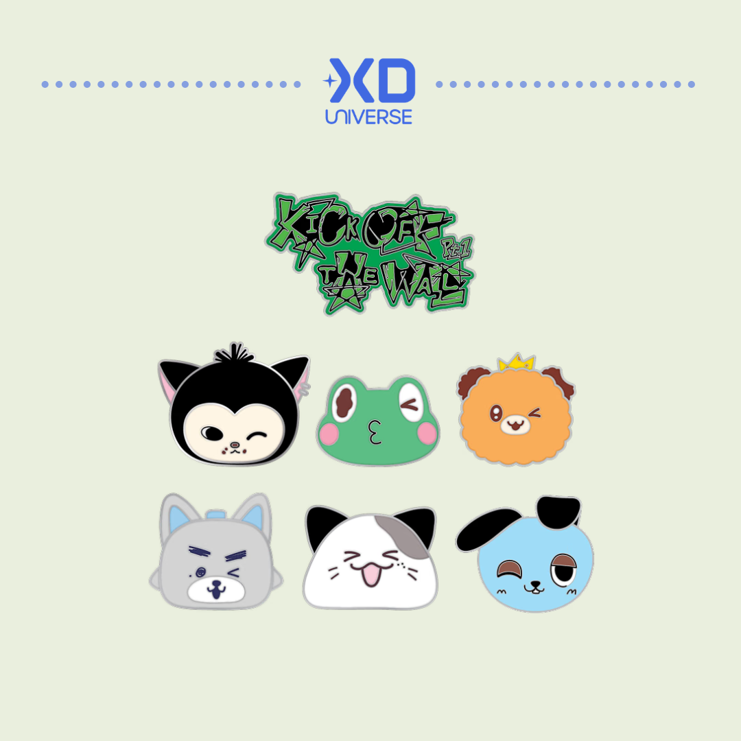 [PREORDER DEADLINE 16/10] KickFlip KICK OFF THE WALL : KICKDOONGS BREAK OUT POP-UP STORE OFFICIAL MD - METAL BADGE